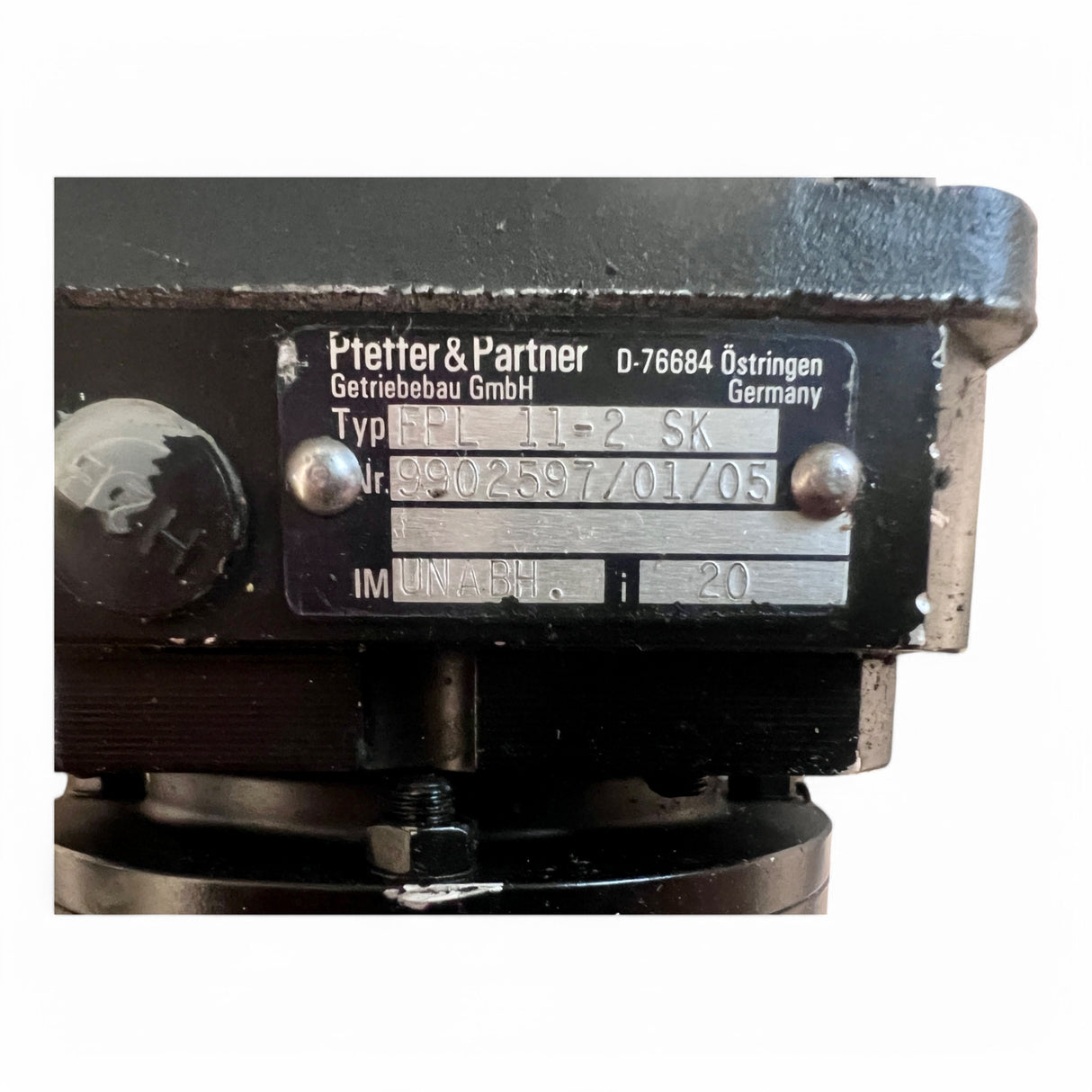 SIEMENS Servoantrieb mit Getriebe – 1FT5046-1AF71-1BG0 + Pfitzer & Partner FPL 11-2 SK + Siemens 6FX2001-2GB50  C-Achse IMA Art.-Nr. 1FT5046-1AF71-1BG0