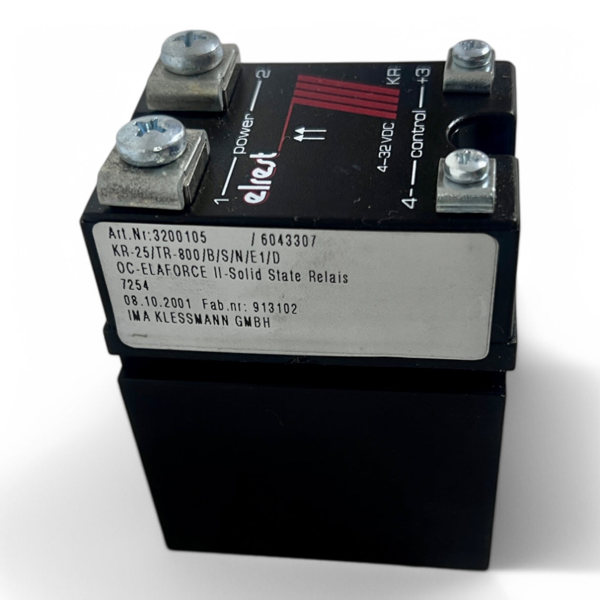 Elrest OC-ELA FORCE II Solid-State Relais IMA 3200105 / 6043307