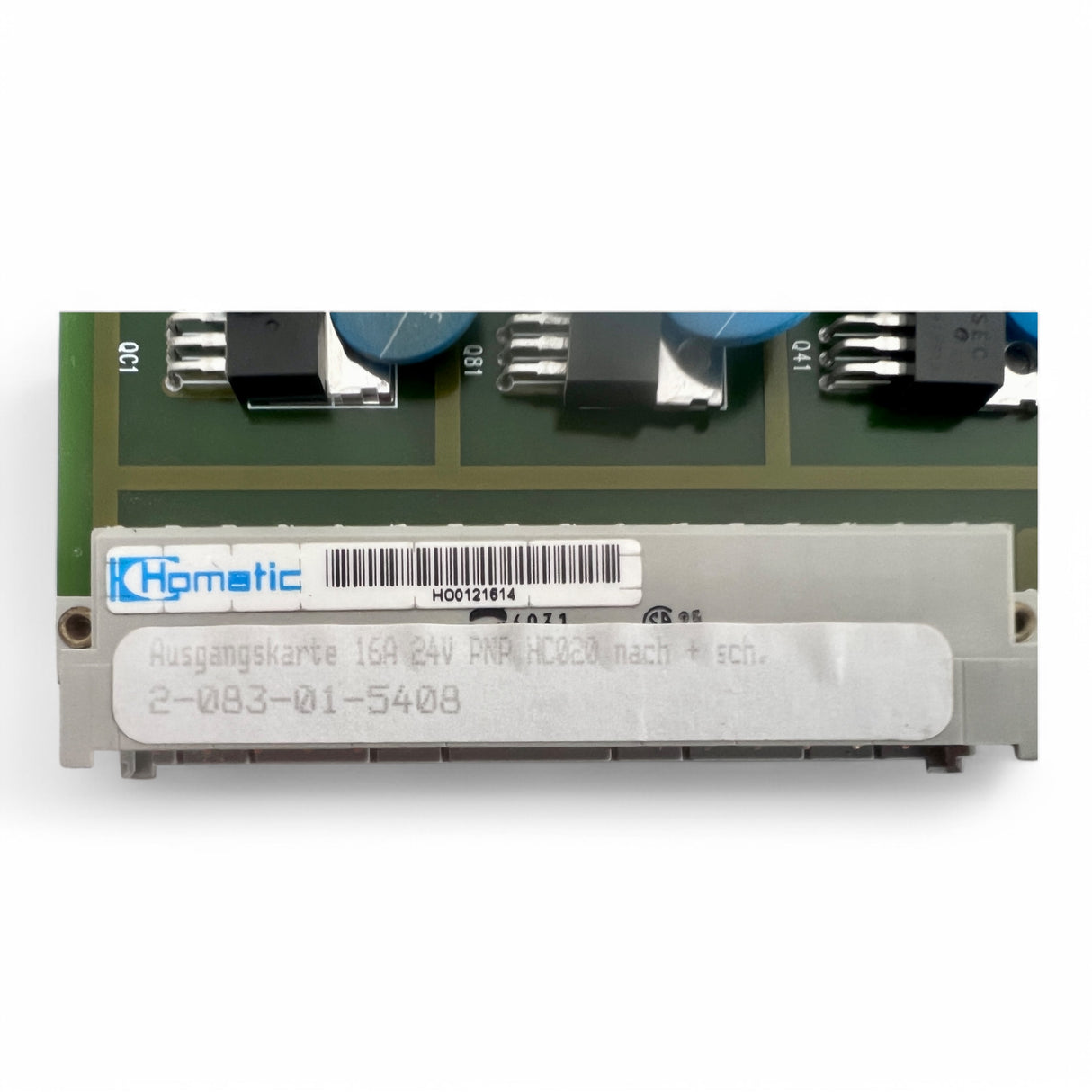 HOMAG Homatic Output Card 16A 24V PNP HC020 Part No. 2-083-01-5408 No. H00121614 BAZ BOF