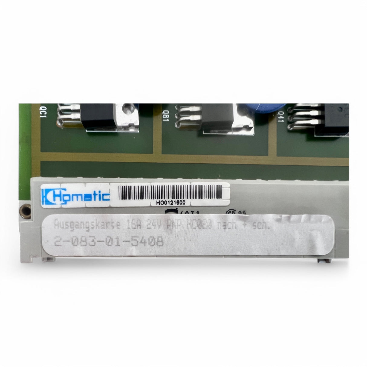HOMAG HOMATIC Output Card 16A 24V PNP HC020 Art. 2-083-01-5408 –Serial No.: HO0121600 BAZ BOF
