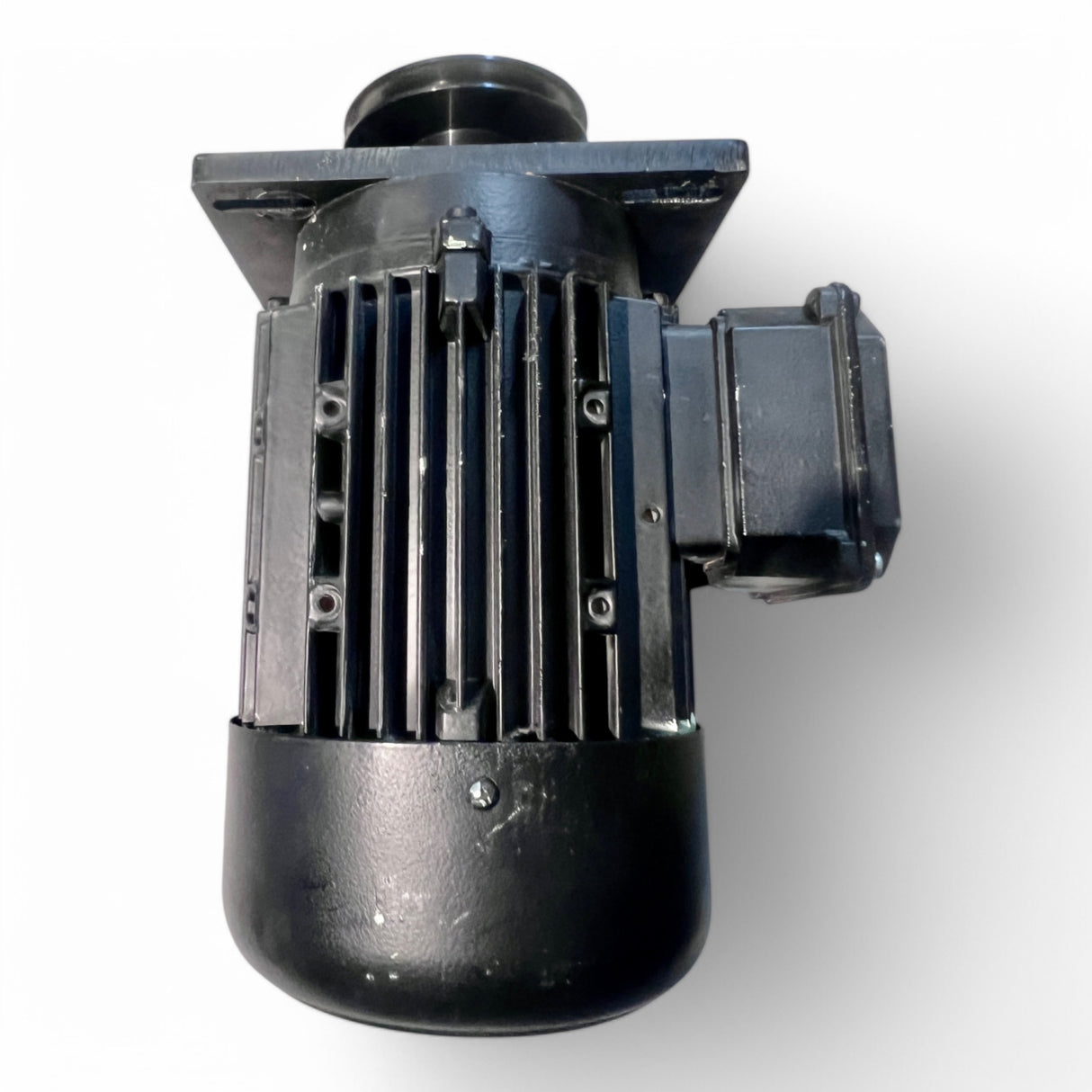 HOLZMA Vorritz-Motor Elektromotor  2,2 kW 230/400 V – Typ 90L – mit Flansch und Riemenscheibe – Original  für HPP HPL Plattensägen
