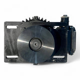 HOLZMA Vorritz-Motor Elektromotor  2,2 kW 230/400 V – Typ 90L – mit Flansch und Riemenscheibe – Original  für HPP HPL Plattensägen