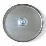 Filterronde Filterdeckel Deckel verzinkt für Filterschlauch D=200 mm mit Gewindebolzen M8x25 (4 Stück)