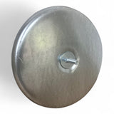 Filterronde Filterdeckel Deckel verzinkt für Filterschlauch D=200 mm mit Gewindebolzen M8x25 (4 Stück)