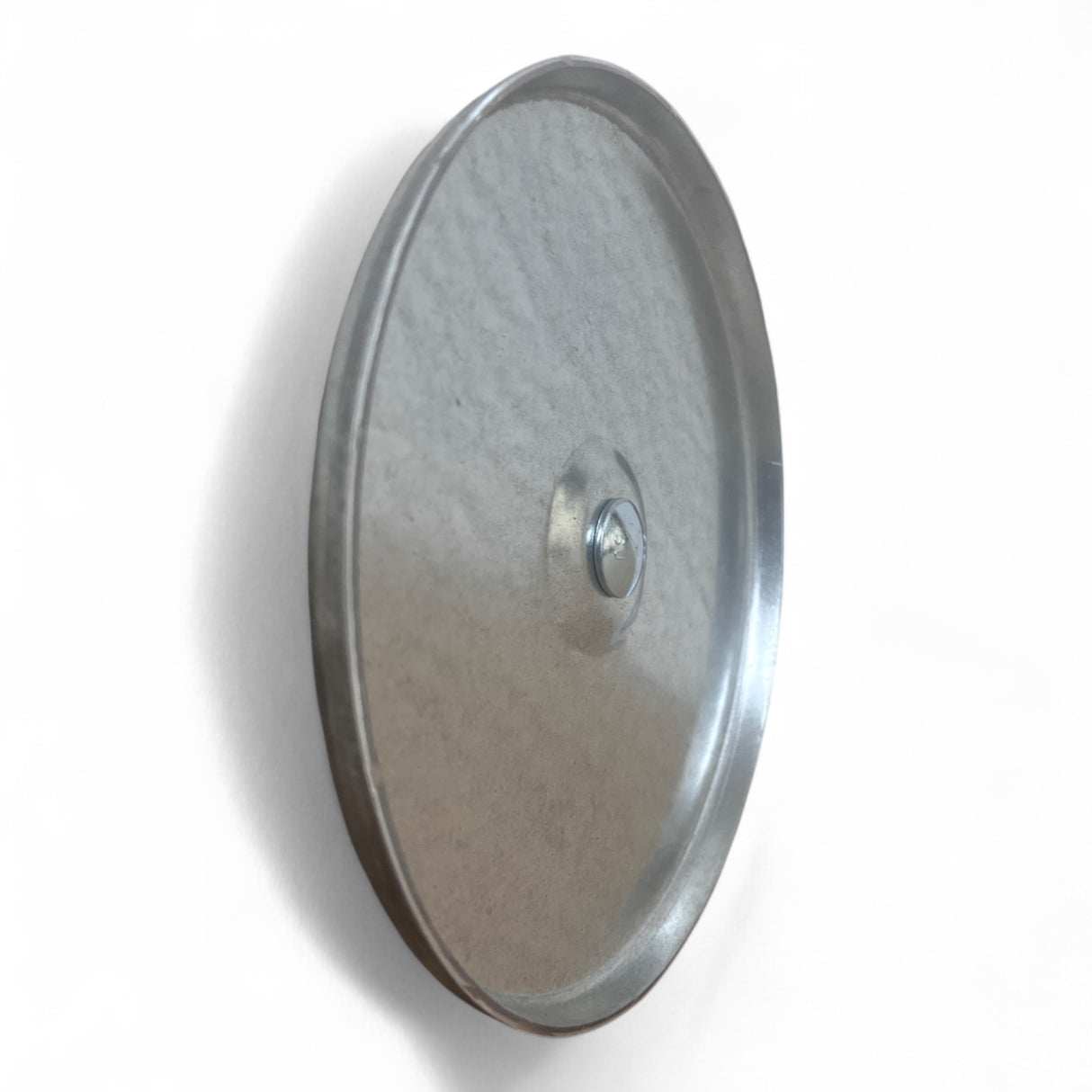 Filterronde Filterdeckel Deckel verzinkt für Filterschlauch D=200 mm mit Gewindebolzen M8x25 (4 Stück)