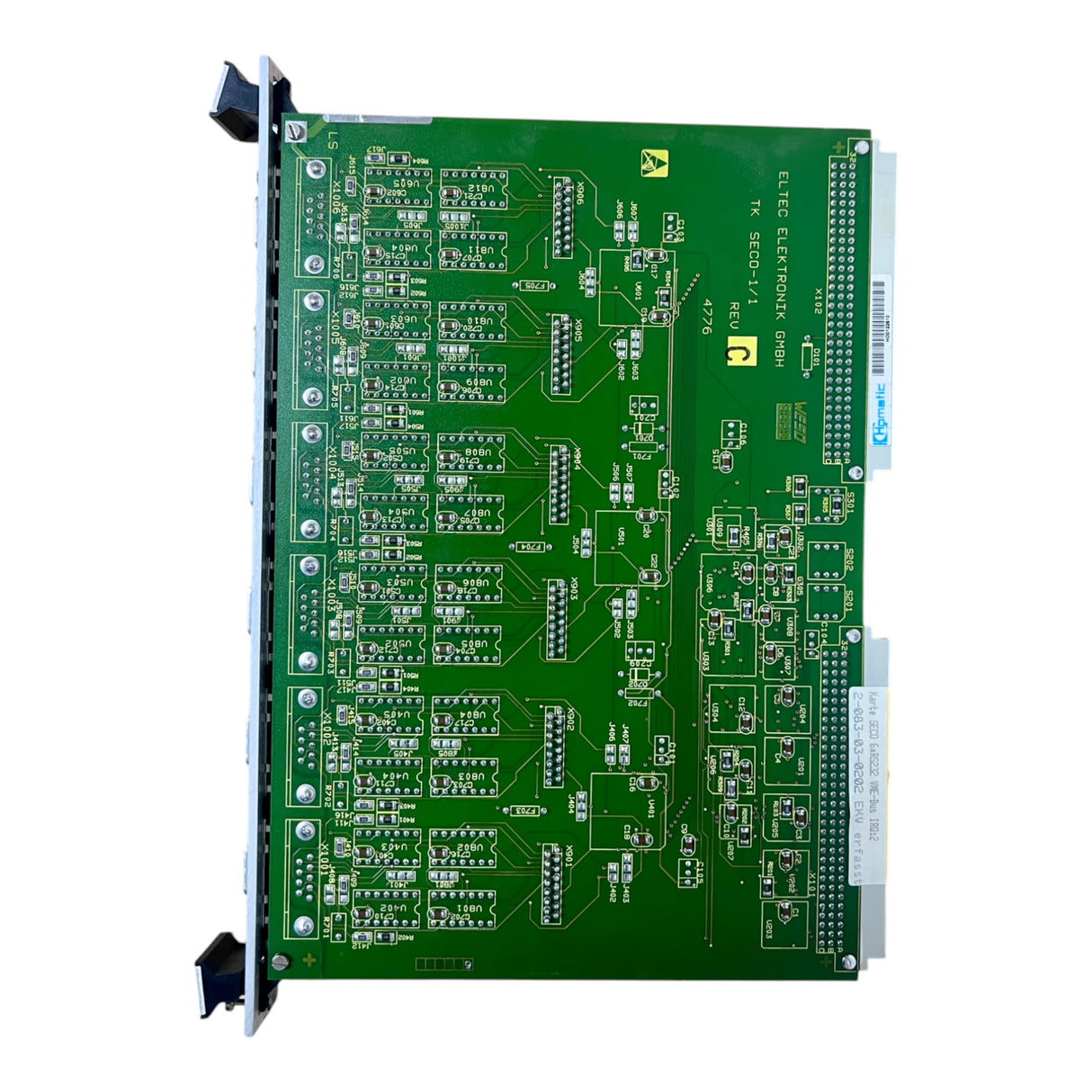HOMAG ELTEC SECO1 RS232 VME Karte 6fach Schnittstellenkarte ELTEC SECO11 TK4776 2-083-03-0202