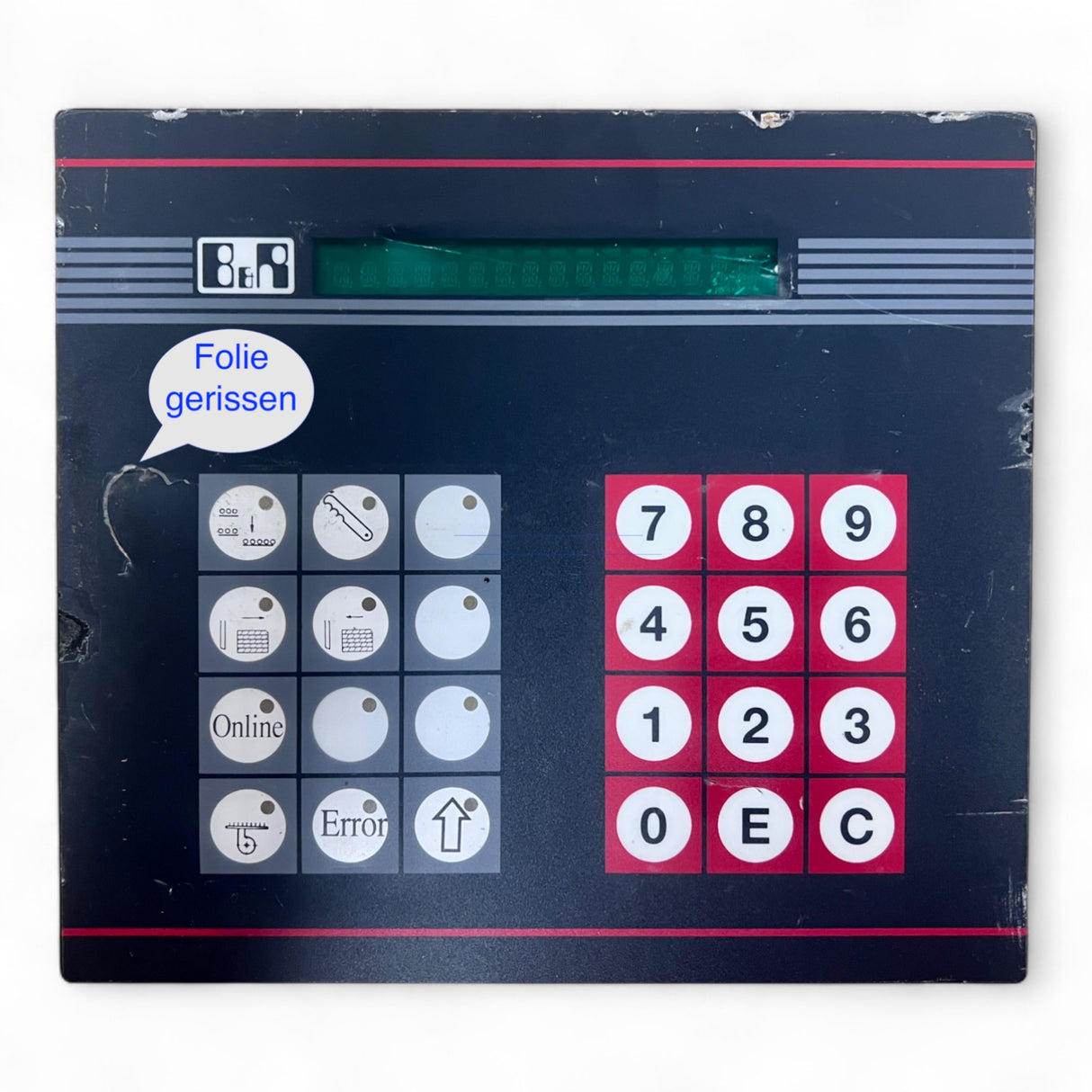 B&R Bediengerät BRRTM3-0 mit Display und RS232 Schnittstelle