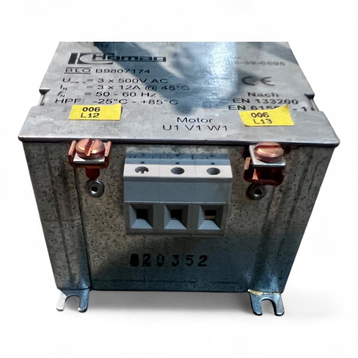 HOMAG Funkentstörfilter BLO B9807174 3x500 V AC 12 A – Artikelnummer 4-008-39-0695