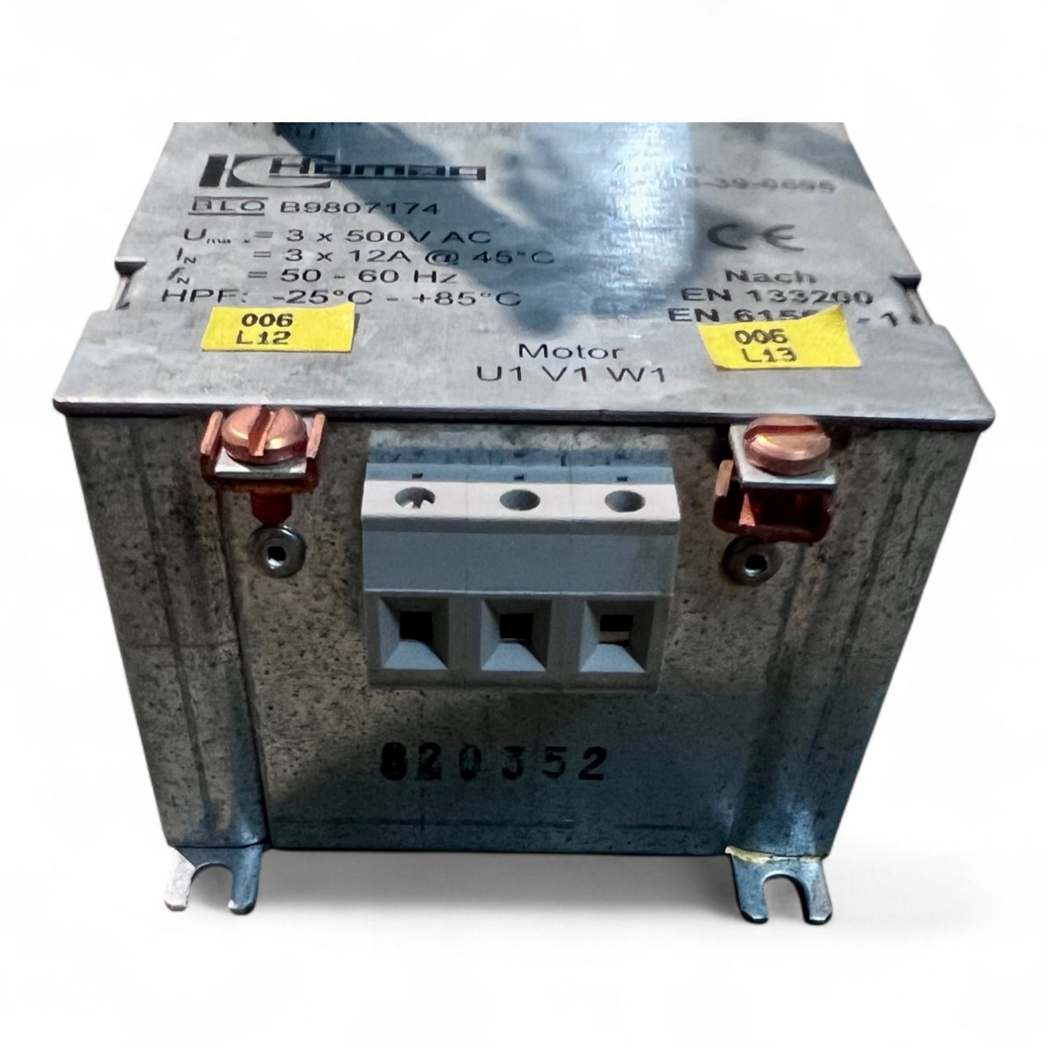 HOMAG Funkentstörfilter BLO B9807174 3x500 V AC 12 A – Artikelnummer 4-008-39-0695