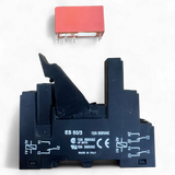 Schrack Relais RT424024 mit Sockel ES 50/3 – Relaisfassung | Relay Socket | Art.-Nr. ES50/3