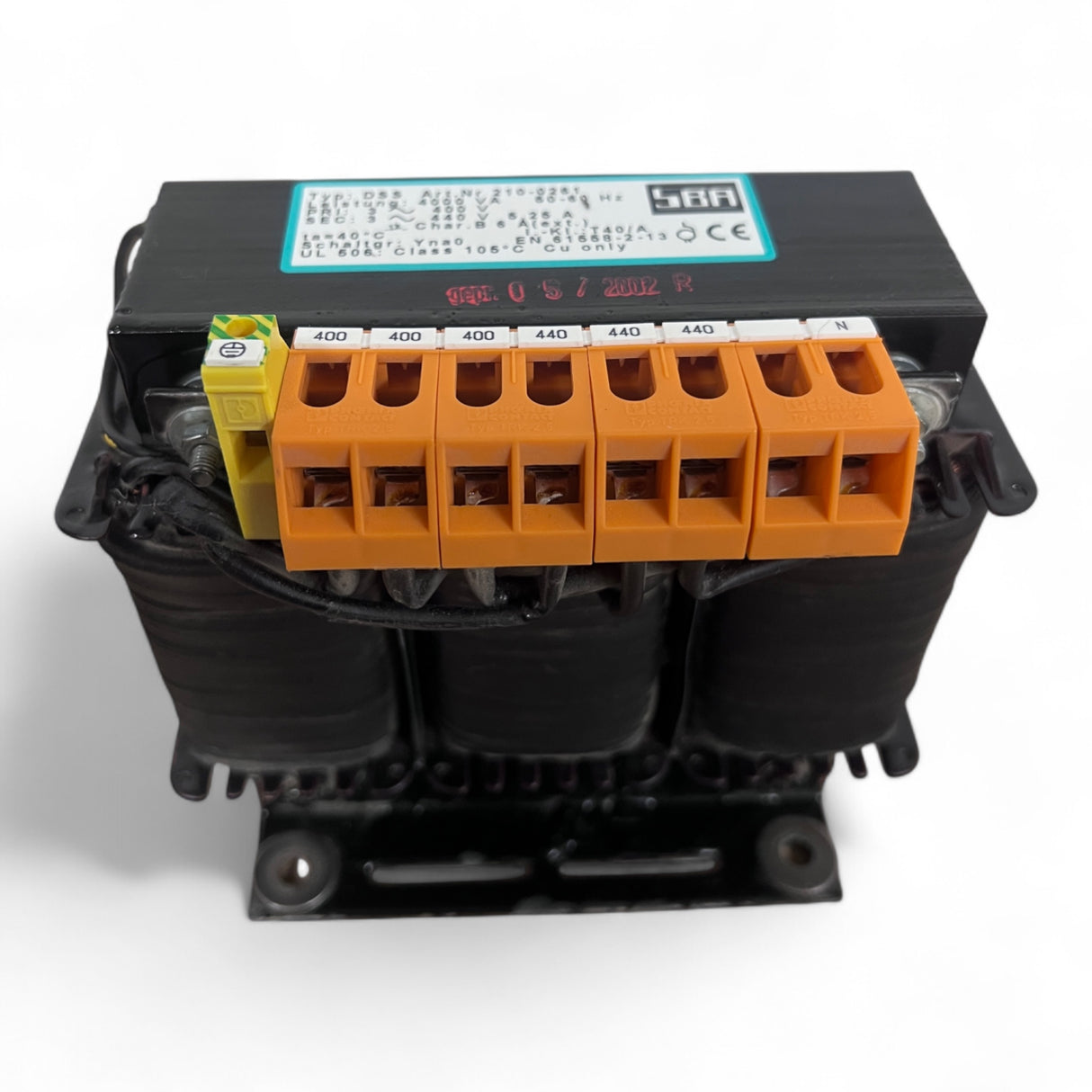 SBA Transformator Typ DSS 4000 VA 3-Phasen – Art.Nr. 210-0261