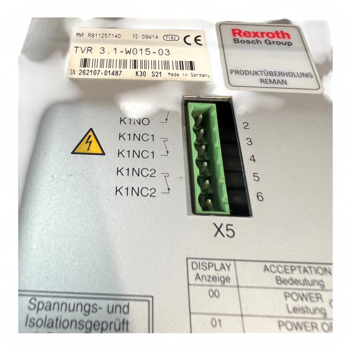 Indramat Rexroth Bosch TVR 3.1 -W015-03 – Ansicht 3