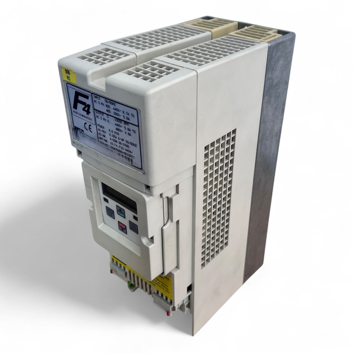 KEB COMBIVERT F4 Frequenzumrichter 10.F4.F1D-4040/Z 2.2 kW 4.0 kVA  Motorleistung mit RS232-Toslink Modul