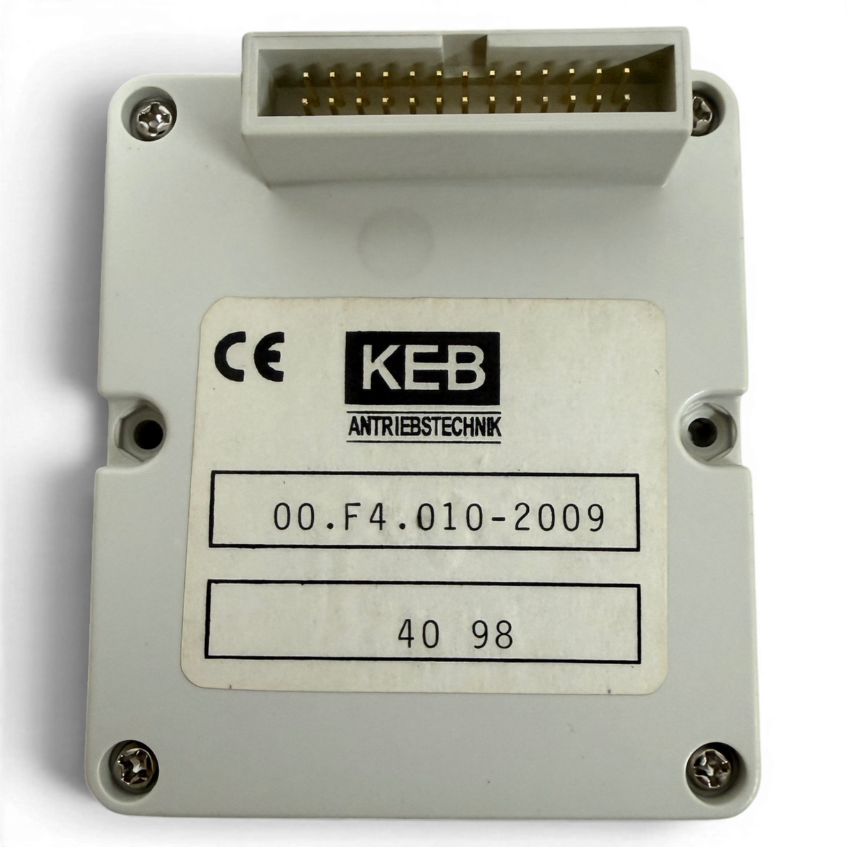 KEB COMBIVERT F4 Frequenzumrichter Art.-Nr. 07.F4.C1D-1280 V1.4 inkl. Bedienfeld 00.F4.010-2009