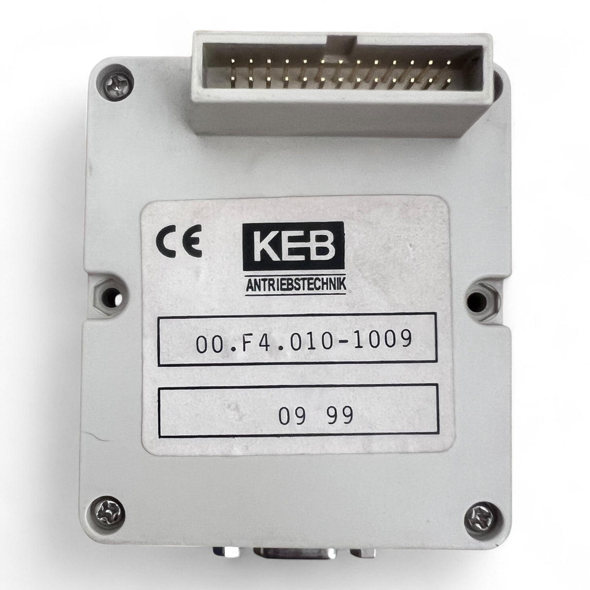 KEB COMBIVERT F4 Frequenzumrichter 10.F4.F1D-4040/Z 2.2 kW 4.0 kVA  Motorleistung mit RS232-Toslink Modul