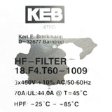 KEB Homag 18.F4.T60-1009 Netzfilter