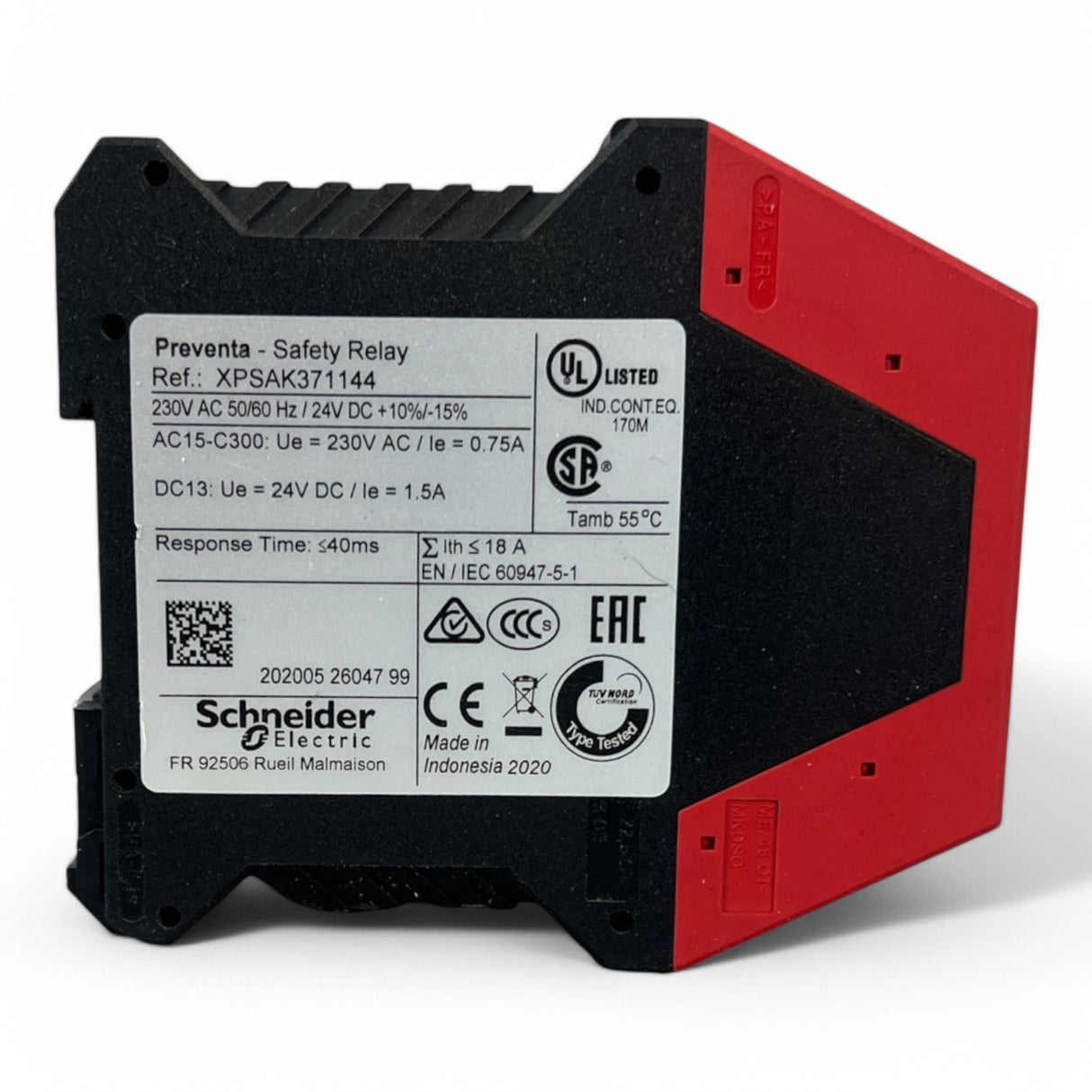 Schneider Electric Safety Relay  XPSAK371144  Sicherheitsrelais 24 V Preventa