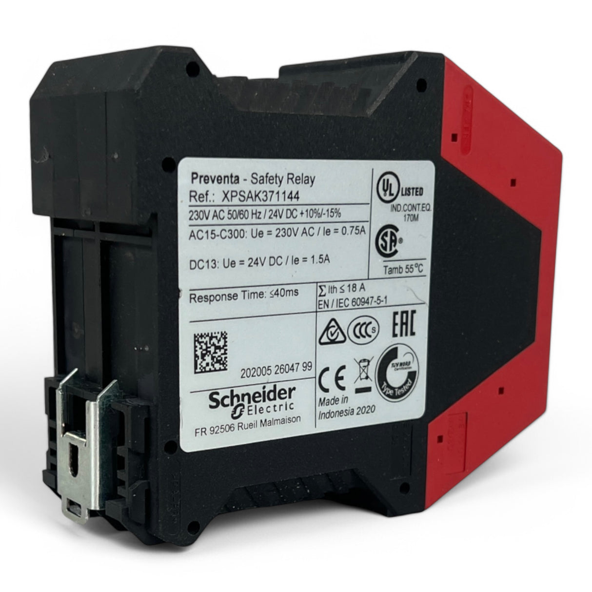 Schneider Electric Safety Relay  XPSAK371144  Sicherheitsrelais 24 V Preventa