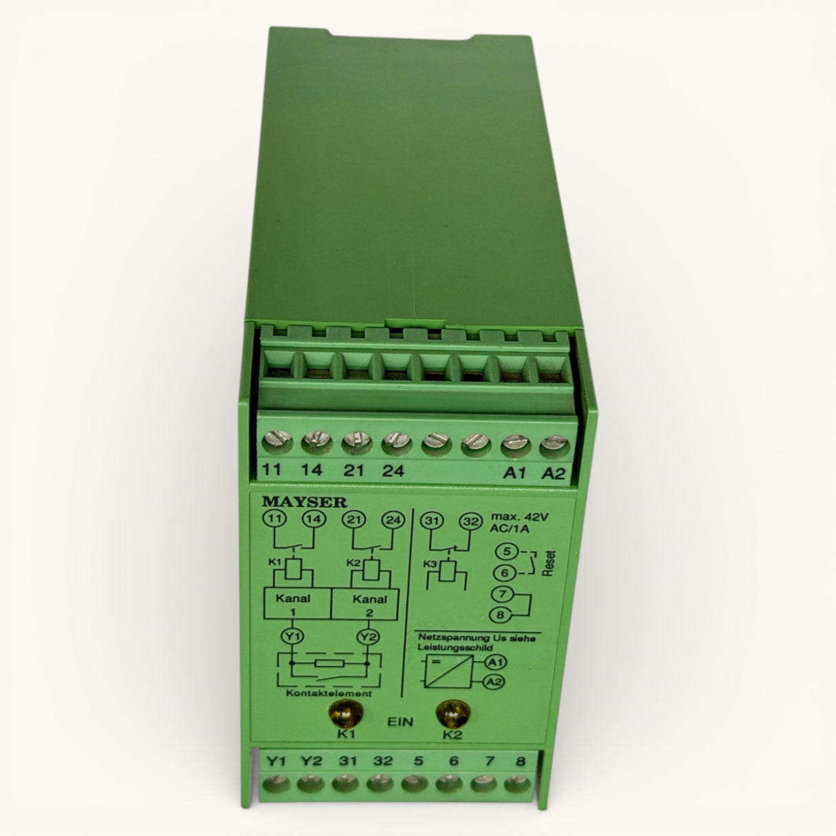 MAYSER Sicherheitssteuergerät SG EFS 104 ZK2/1 | Art.-Nr. 1002115 (safety control unit, safety relay)