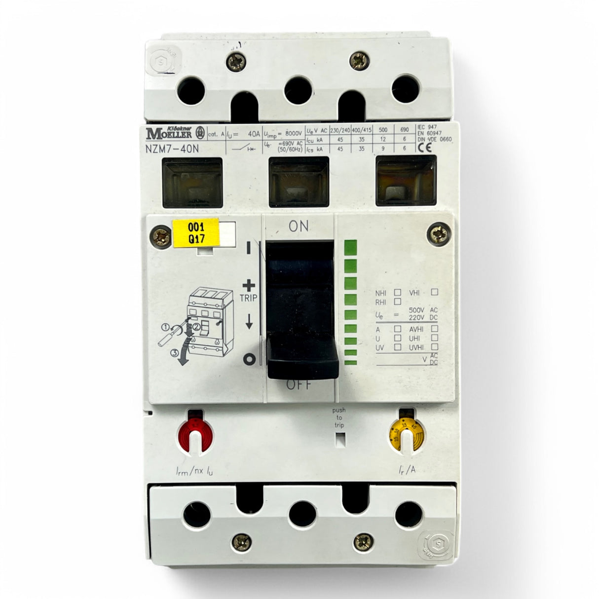 Klöckner Moeller Eaton  NZM7-40N Schutzschalter