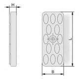 SCHMALZ Innospann ISRPL 66x26x8.5 NK-45 d12 Reibplatte Art-Nr.: 10.01.15.00344