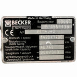 BECKER VT 4.40 DREHSCHIEBER-VAKUUMPUMPE