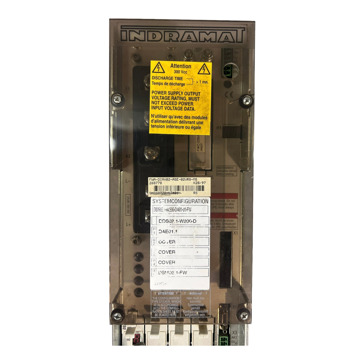 INDRAMAT Bosch Rexroth AC Servo  DDS02.1-W200-D DAE0 1.1