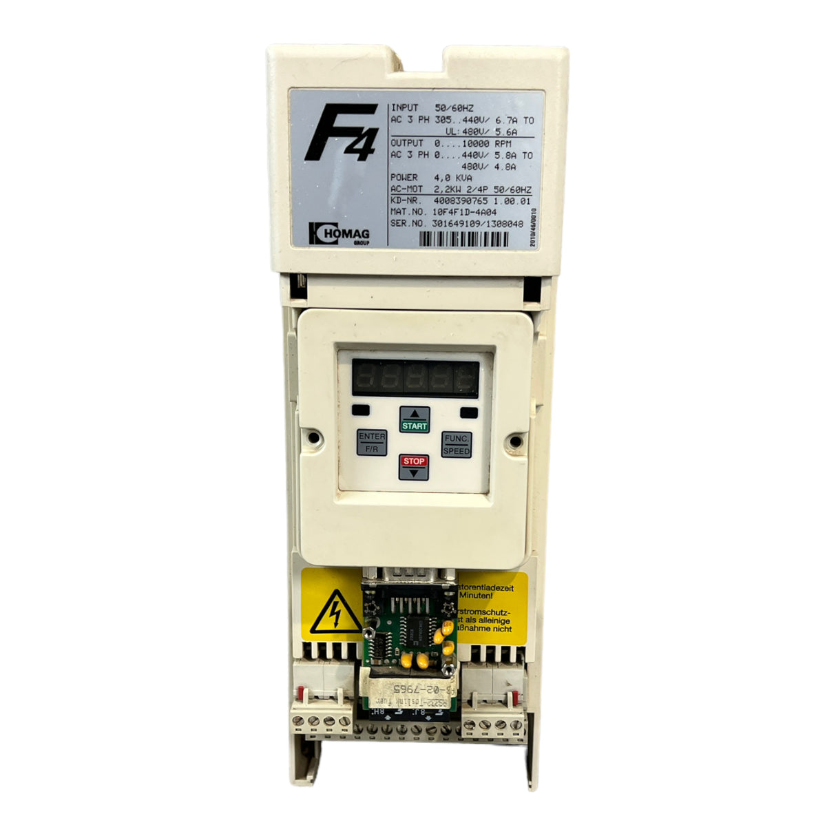 KEB  HOMAG  Combivert F4  10F4F1D-4A045  2,2 KW 4 kVA Umformer