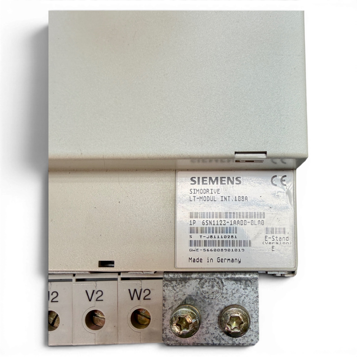 SIEMENS SIMODRIVE LT-MODUL INT. 108A mit Einschub Art.-Nr. 6SN1123-1AA00-0LA0 / 6SN1122-0BA11-0AA1 für IMA 610 V