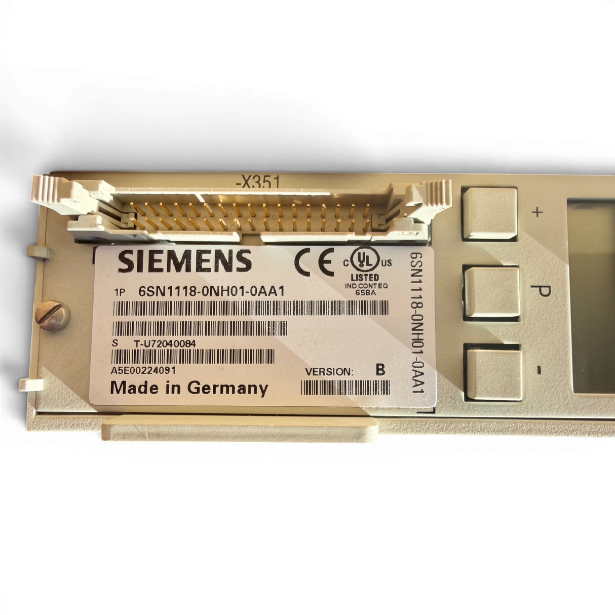 Siemens SIMODRIVE 611 Sollwertmodul Art.-Nr. 6SN1118-0NH01-0AA1 Version B für IMA CNC Maschinen