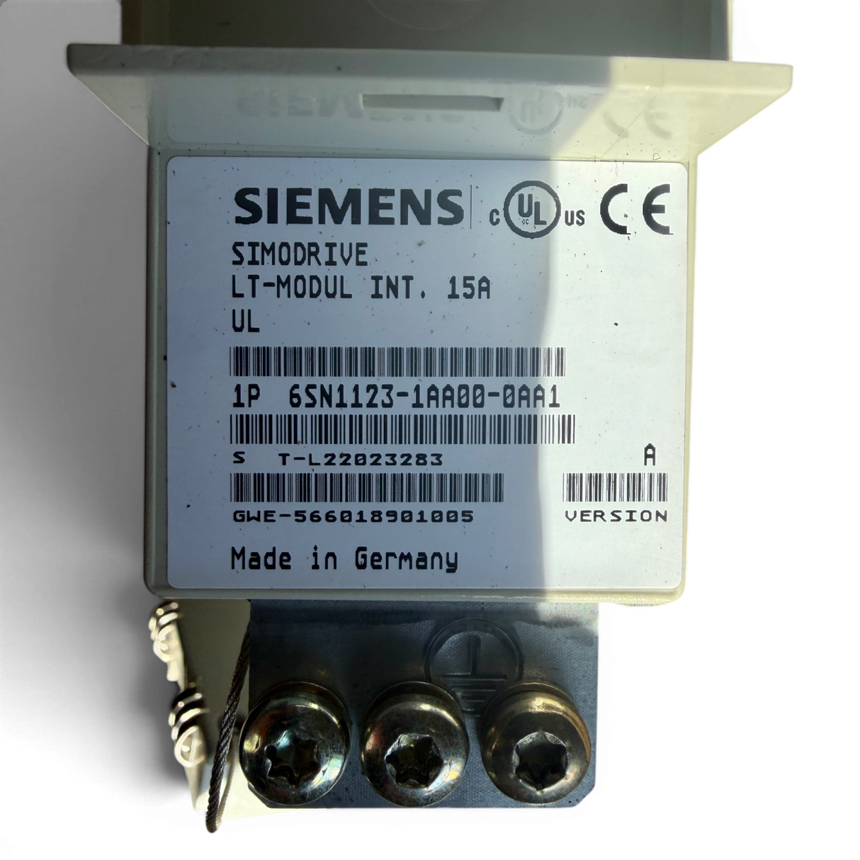 Siemens SIMODRIVE LT-Modul INT. 15A Art.-Nr. 6SN1123-1AA00-0AA1 für IMA CNC und Industrieanlagen